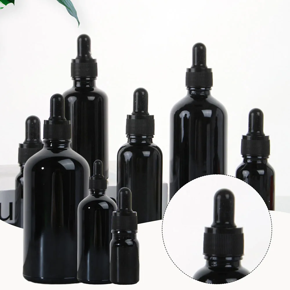 5ml Black Essenses Oils Bottle Anti-leak Portable Liquid Sealing Bottle For Outdoor Travel