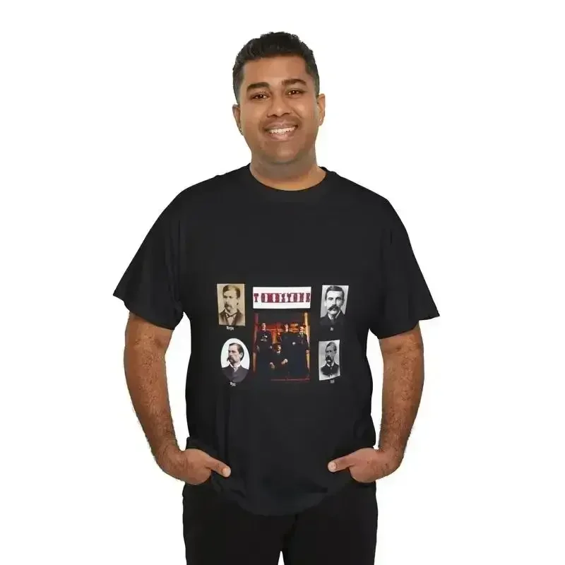 Tombstone The Real Earps Photo and Doc HollidayT T Shirt for Men