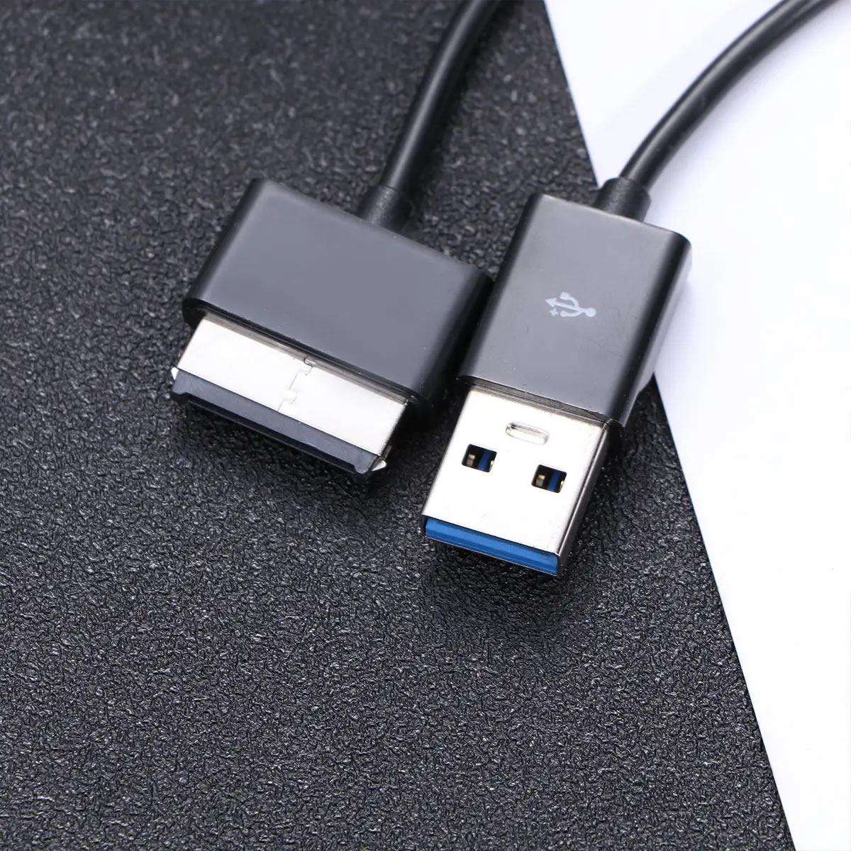 

40-Pin USB 3.0 Data Cable High Efficiency Charging Low Power Loss Copper Core Wire Stainless Steel Head 3A Rapid Charge for