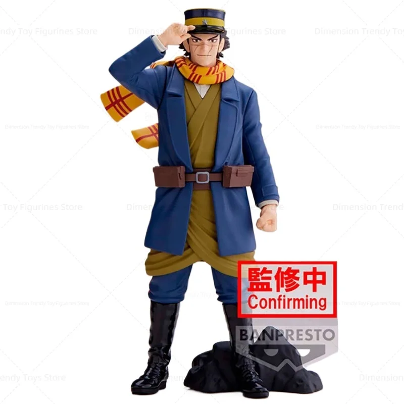 En Stock Bandai Banpresto Anime Golden Kamuy Sugimoto Saichi modelo de figura de acción juguetes 16Cm regalo coleccionable DT