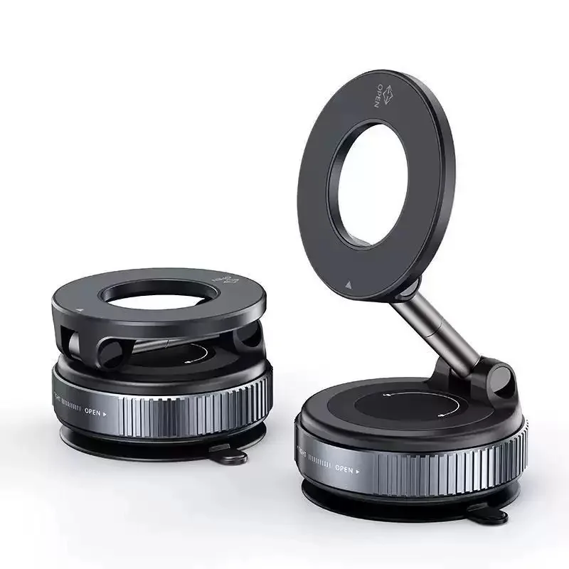 Vacuum Magnet Car Bracket Upgraded Version Multi-angles Adjustment Strong Magnetic Suck Foldable Car Navigation Phone Holder, image 7