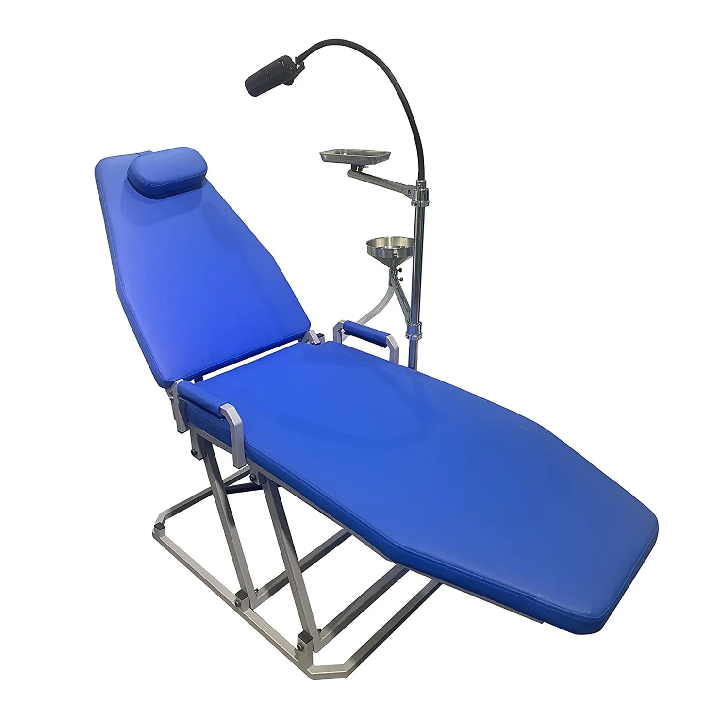 GU-P109 Portable Foldable Dental Chair Unit Patient Chair With Light & Cuspidor for Outside Dental Treatment