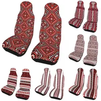 Ukraine Ukrainian Embroidery Ornament Front Auto Seat Cover 3D Print Boho Car Seat Covers Fit Any Truck Van RV SUV 2 PC