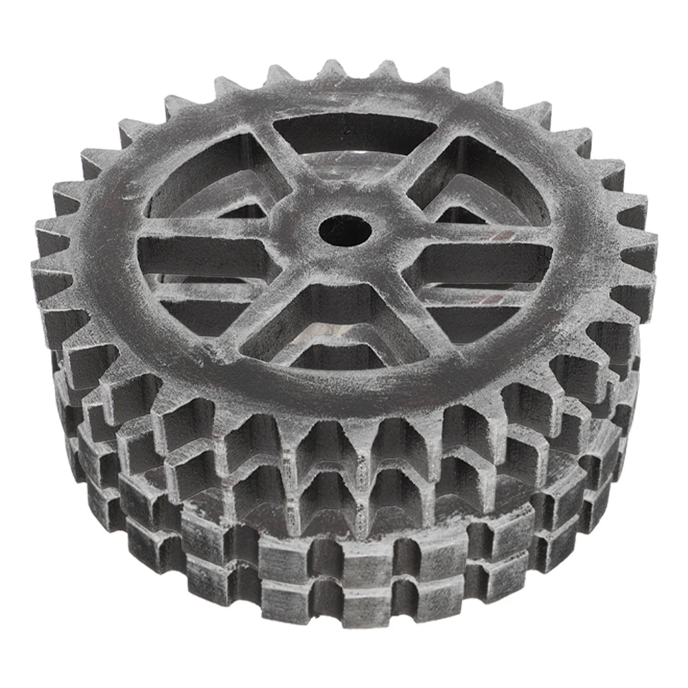

4pcs Wall Decoration Vintage Industrial Steampunk Industrial Wall Decor Gears Handcrafted Pendant Home Office Decor