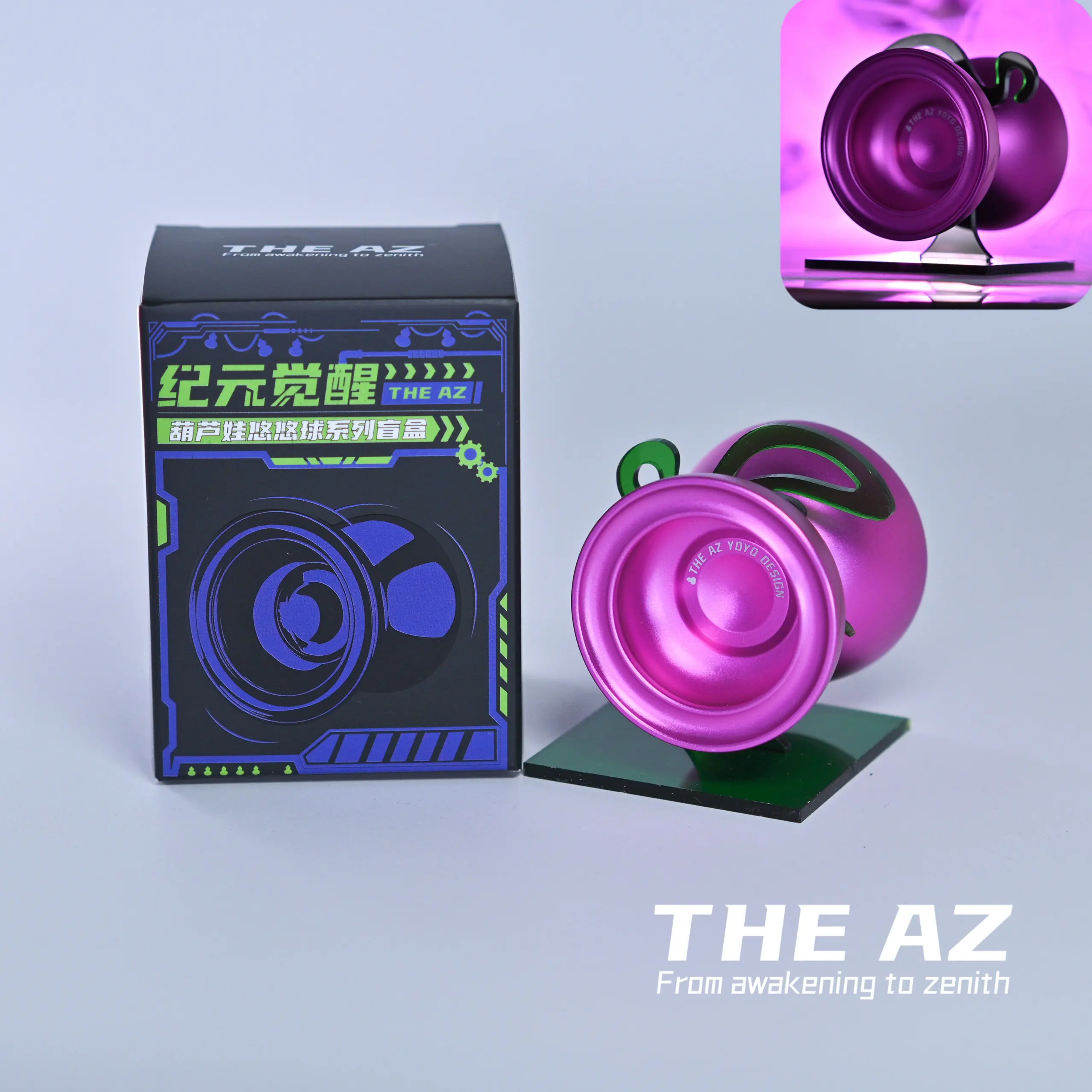 the-az-カラバッシュブラザーズ-モノメタル-6061-プロフェッショナルヨーヨー-ブラインドボックスにはヨーヨースタンドが含まれています