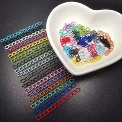 20Pcs 50mm Colorful Extended Extension Tail Chain For DIY Jewelry Making Findings Bracelet Necklace 50pcs