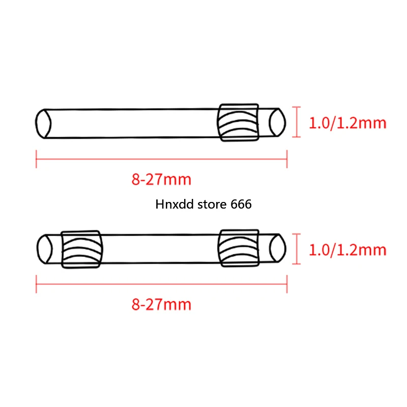 Watch accessories, strap latch connecting rod single head double head flower branch