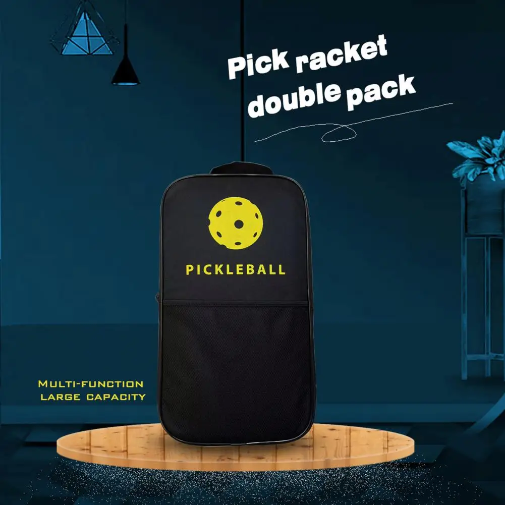 Durable Pickleball Bag Portable Pickleball Paddle Bag with Zippered Storage Protective Table Tennis Racket for Travel for Paddle