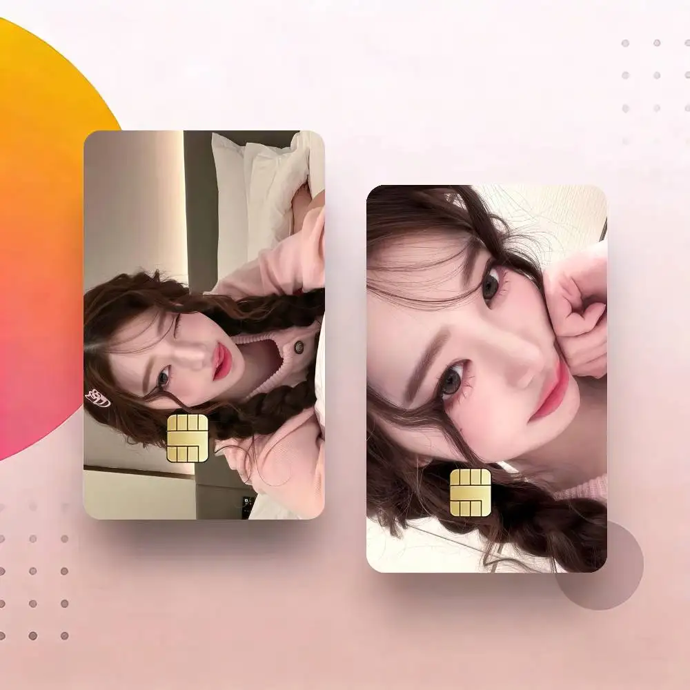 Korean Kpop J-Jo J-Jang Won-young Credit Card Skin Stickers For VISA Bank Bus Metro Access Card Protective Film Cover Sticker