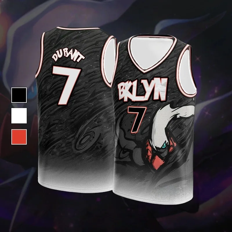 

Новое поступление 2025 года, детский жилет с героями мультфильмов Пикачу, уличная одежда для взрослых, мужской/женский баскетбольный трикотаж, спортивный жилет на открытом воздухе