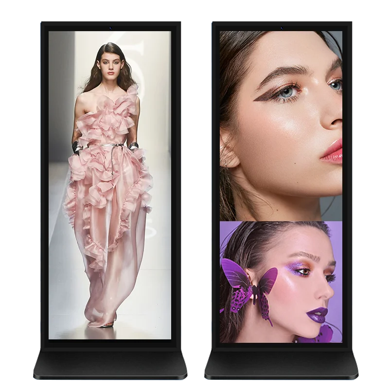 VETO LCD Floor Standing Indoor Vertical Totem Advertising Commercial Digital Signage and Display Video Player