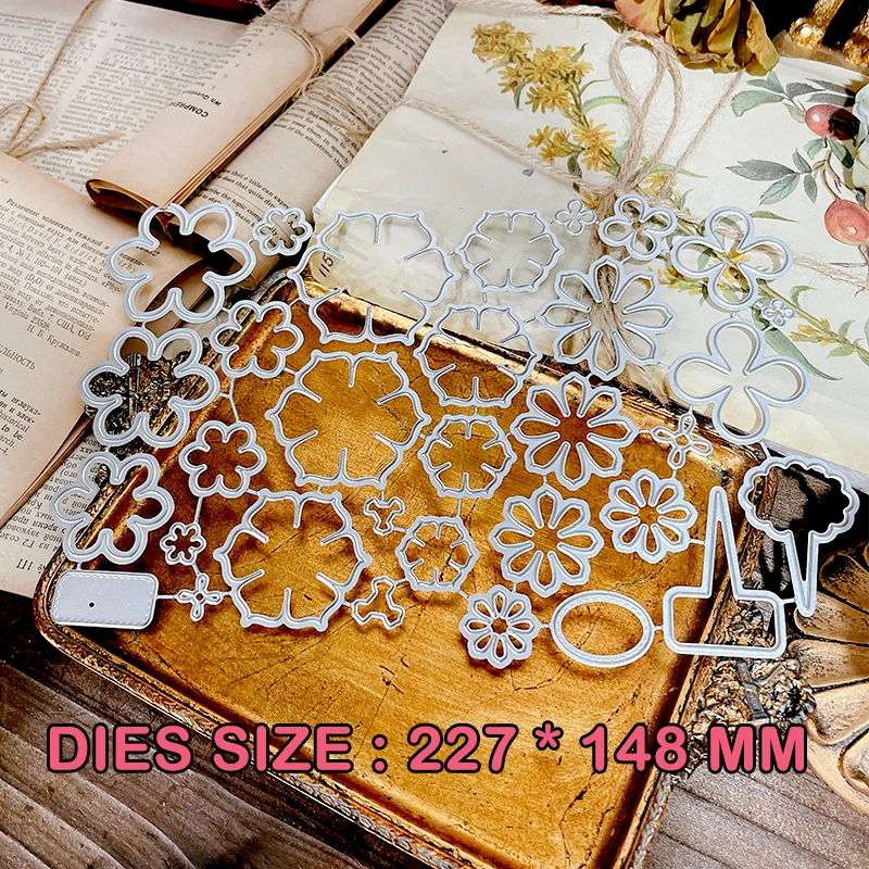 Panalisacraft Cute Succulents Plants Metal Cutting Dies Stencils for DIY Scrapbooking/album Decorative Embossing DIY Paper Cards