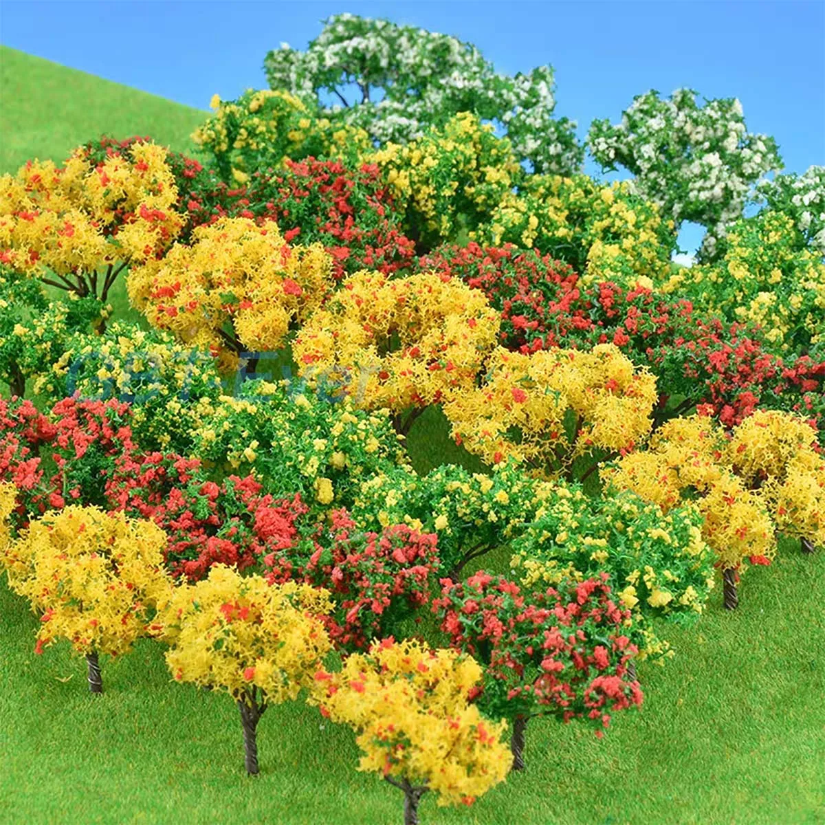 8-200Pcs/set Miniature Trees Model Train Railroad War Game Scenery Layout Landscape Diorama Scenery Hobby Toys Tree Trunks