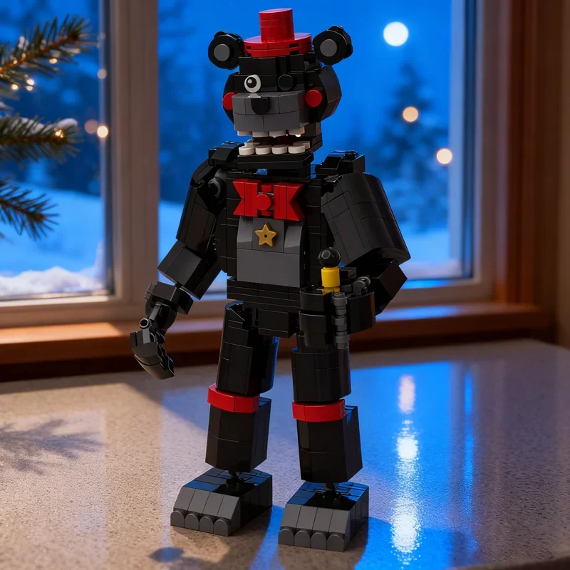 

515pcs MOC Lefty Gamesed Model Building blocks Architecture Assemble DIY creative idea Education toy Brick Christmas gifts Kids