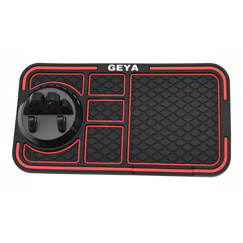 Universal Car Phone Holder Dashboard Mount Anti-Slip Pad Navigation Bracket for Center Console & Instrument Panel