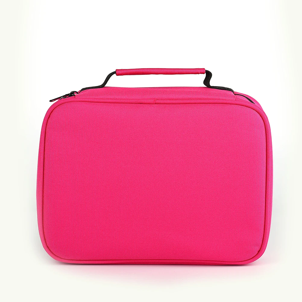 

1Pcs Large Capacity Marker Pen Bag Oxford Cloth Portable Handle Stationery Organizer Pencil Case Marker Pen Bag