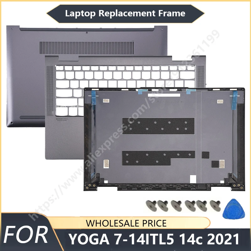 

NEW For Lenovo YOGA 7-14 YOGA 7-14ITL5 YOGA 14c 2021 Laptop LCD Back Cover Front Palmrest Bottom Case Laptop Frames