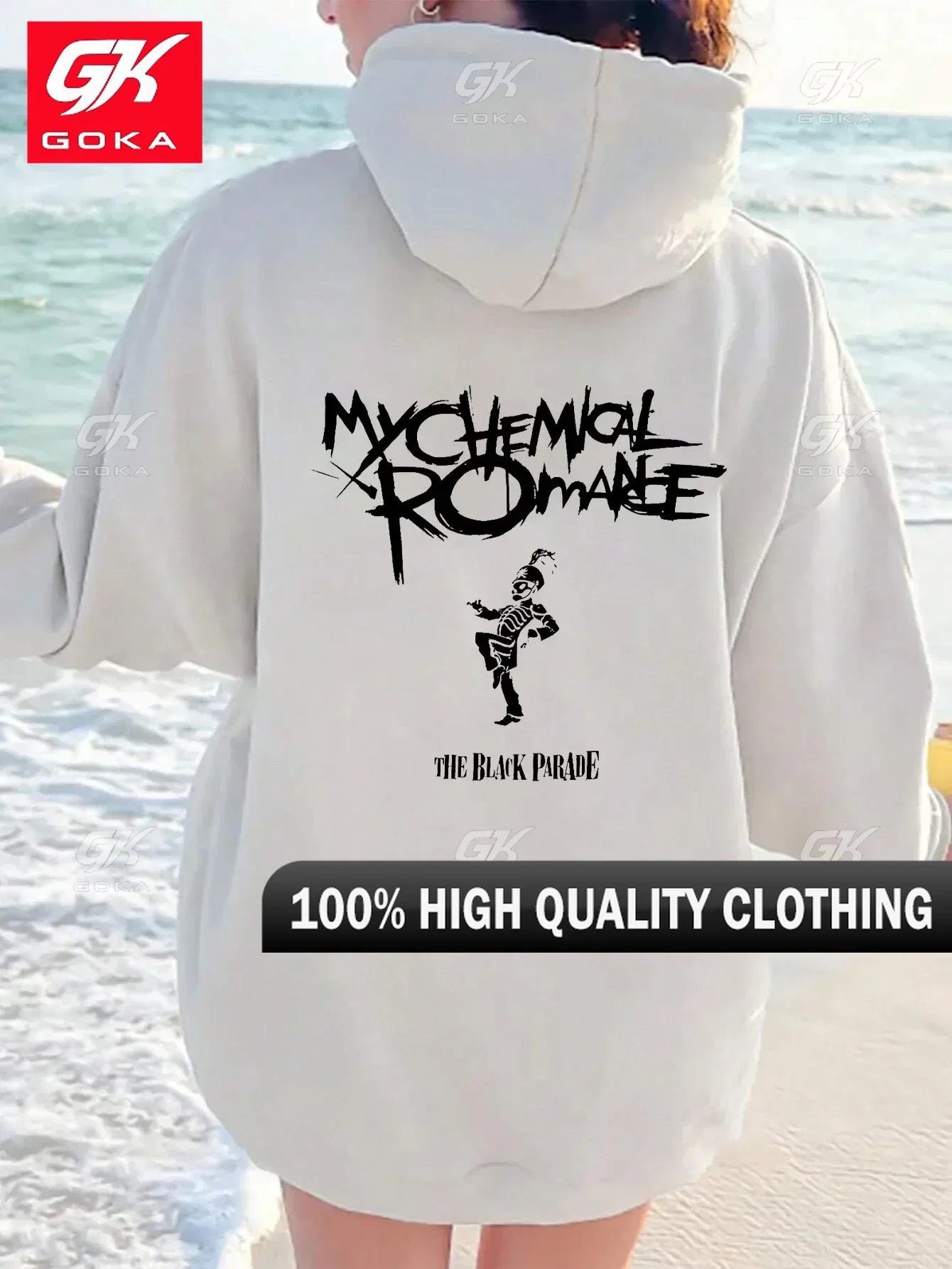 My Chemical Romance-Sweats À Capuche College McR Band Pour Femmes Hoodies Haute Qualité Confortable Punk Emo Rock Automne Hiver