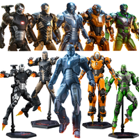Original ZD Iron Man Tony Stark Action Figure MK26 MK15 MK36 MK25 MK002 Gamma Sneaky Striker Shotgun Movie Model Doll Toys Gifts