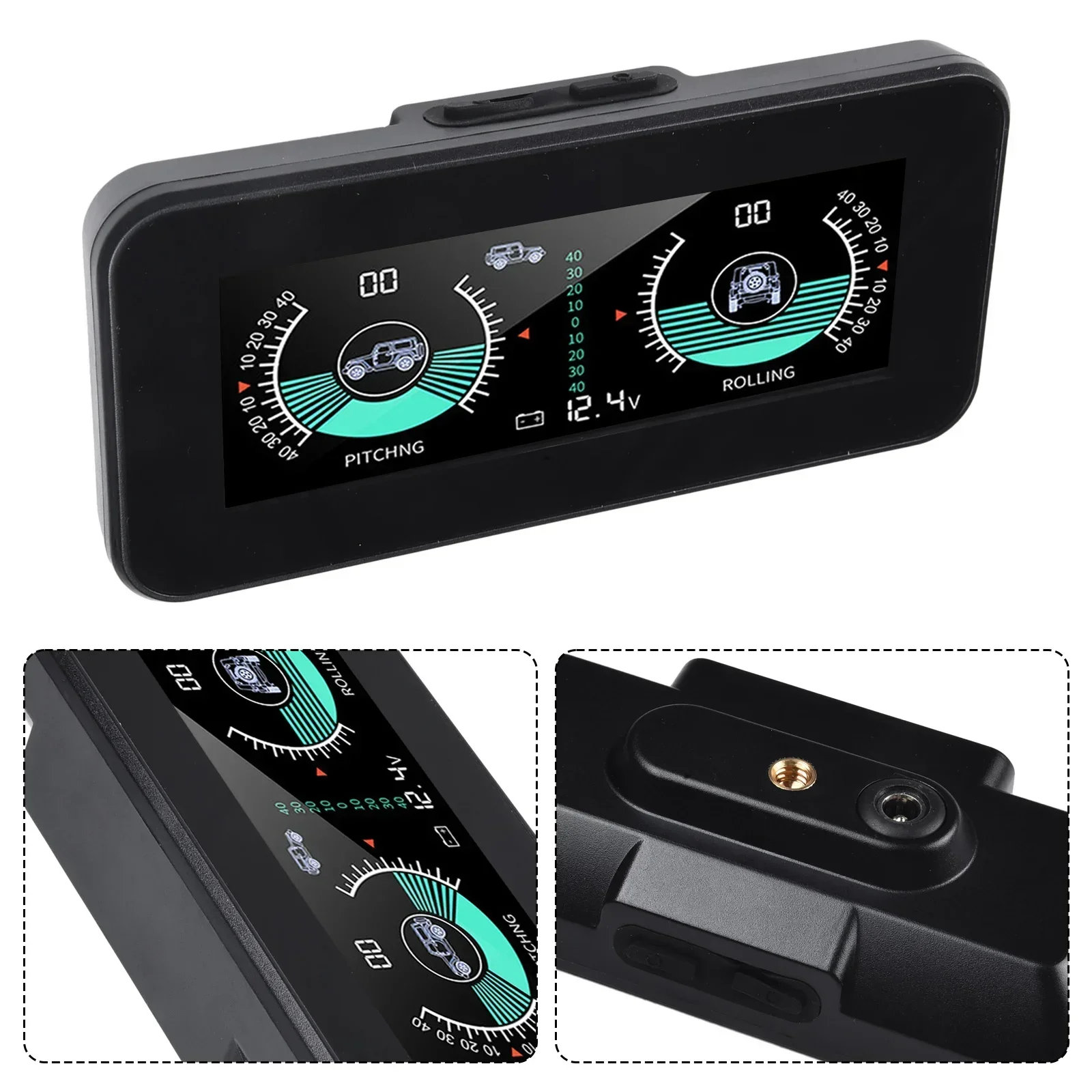 Off-Road Car Digital Inclinometer Electron Goniometers Tilt Indicator Angle Level Slope Meter Protractor Angle Finder Bevel Box