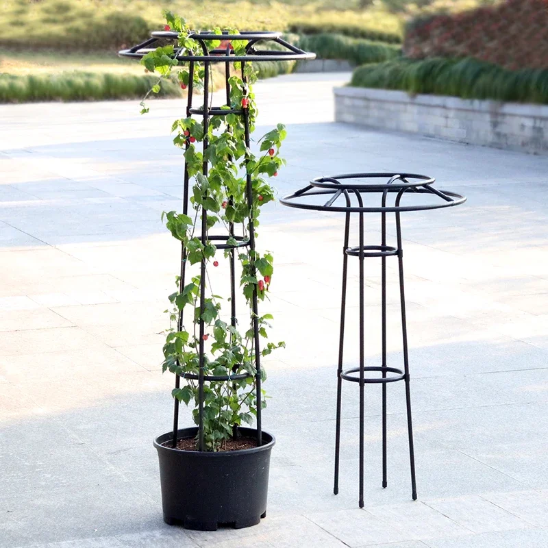 New umbrella type flower stand, vine climbing, outdoor flower climbing frame, flower stand, rose clematis 14mm pipe diameter