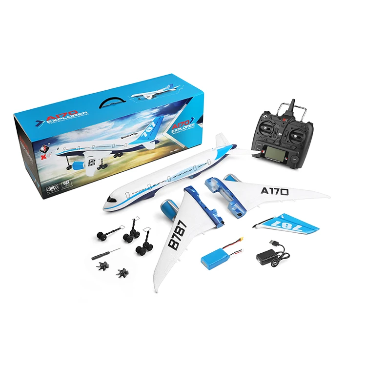 Wltoys Xk A170 RFT air craft 3D/6G  Brushless Epp 787 Civil  Rc Airplane Model Foam Plane for Adult