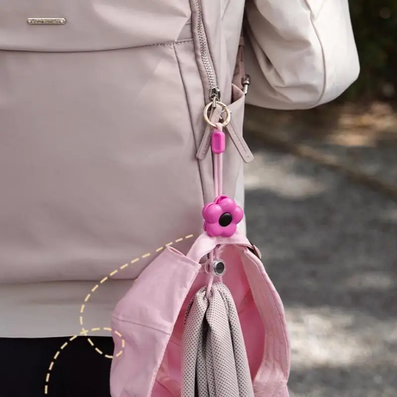 Reise-Hutclip Stilvoller Huthalter mit Blumenmuster Multifunktionaler Kappenclip für Sportrucksäcke und Outdoor-Ausrüstung – Detail 8