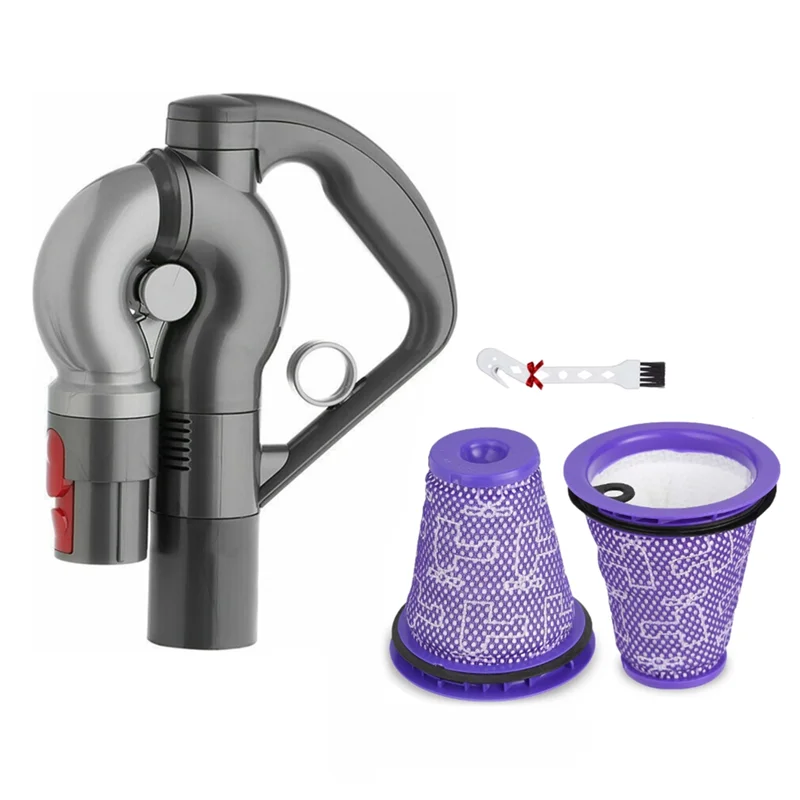 Filter Set Bendable Wand Handle For Dyson CY18 CY22 CY23 CY24 CY25 CY26 CY27 CY28 DY75 DY77 DY78 Vacuum Attachment-CLIM