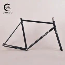 700C TSUNAMI SNM4130 Fixed Gear Bicycle Frameset 52cm 55cm Chromoly Steel Racing Track Fixie Bike Frame  High Quality Bike Parts