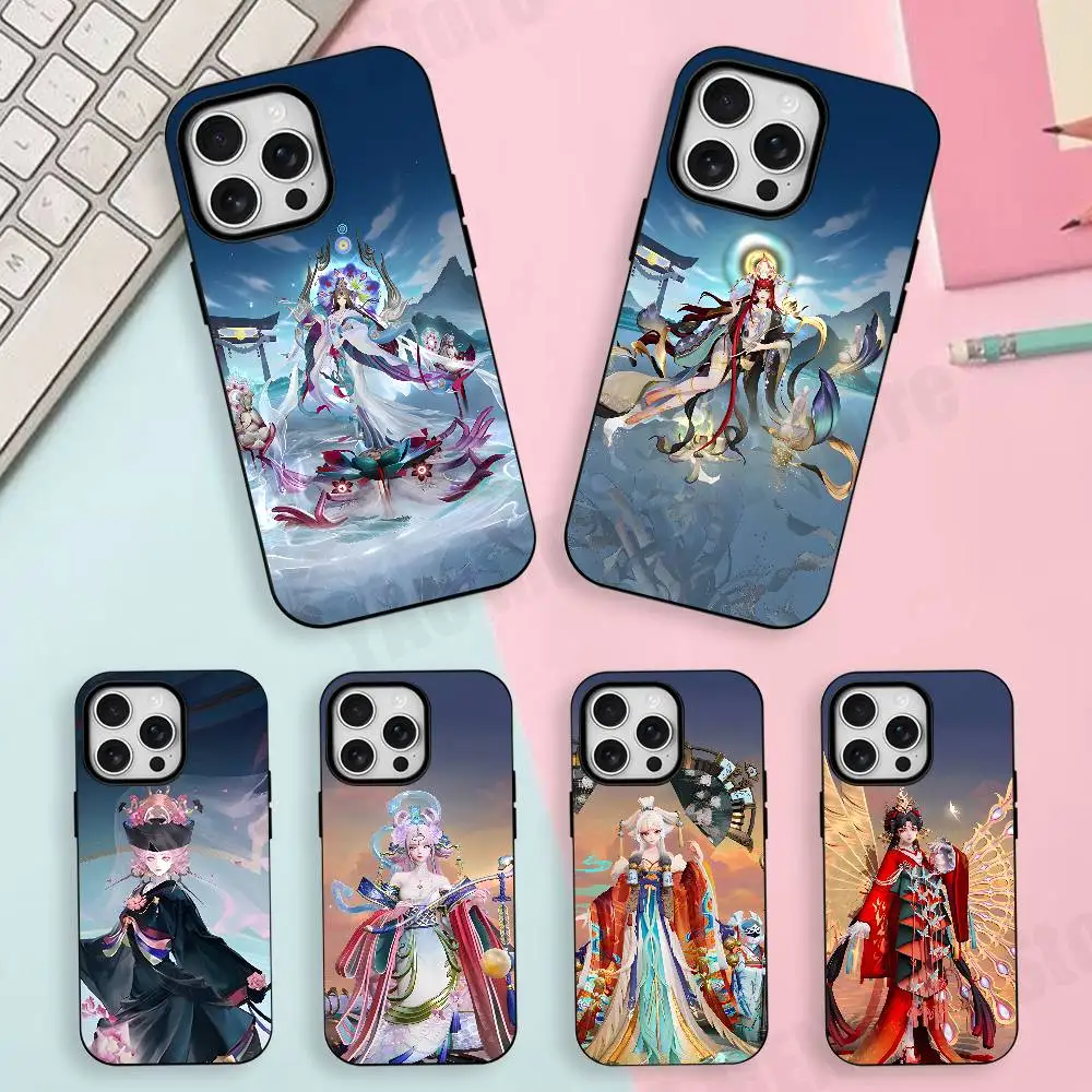 

O-Onmyoji Game A-Arena Matte Magnetic For Case For iPhone 17,16,15,14,13,12,11 Pro Plus Mini Max Frosted Cover
