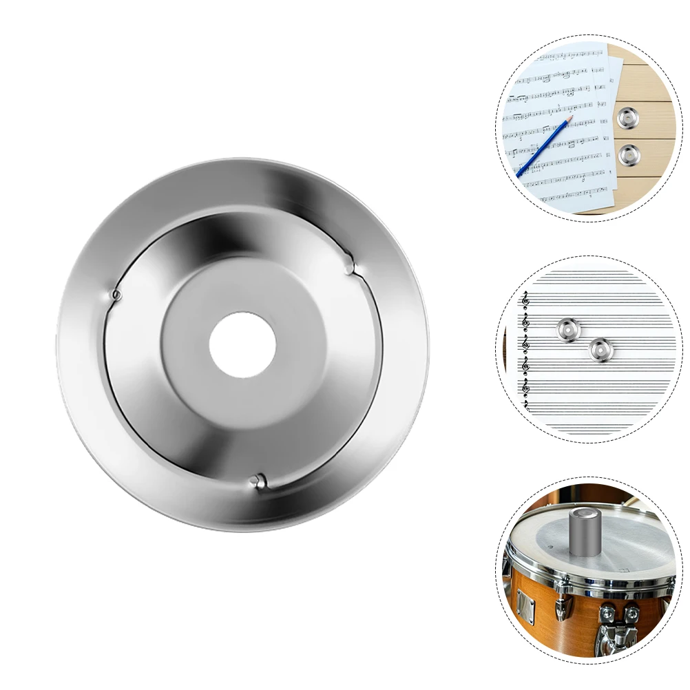 

50 Pcs Accessories Drum Cymbals Percussion Instrument Ring Handheld Accessory Silver Tambourine Bell Jingle