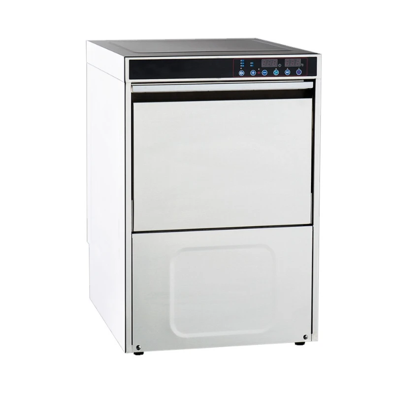 Commercial Front Dishwasher Bar Restaurant Goblet Cup Washer High Temperature Sterilization 30 baskets/hour