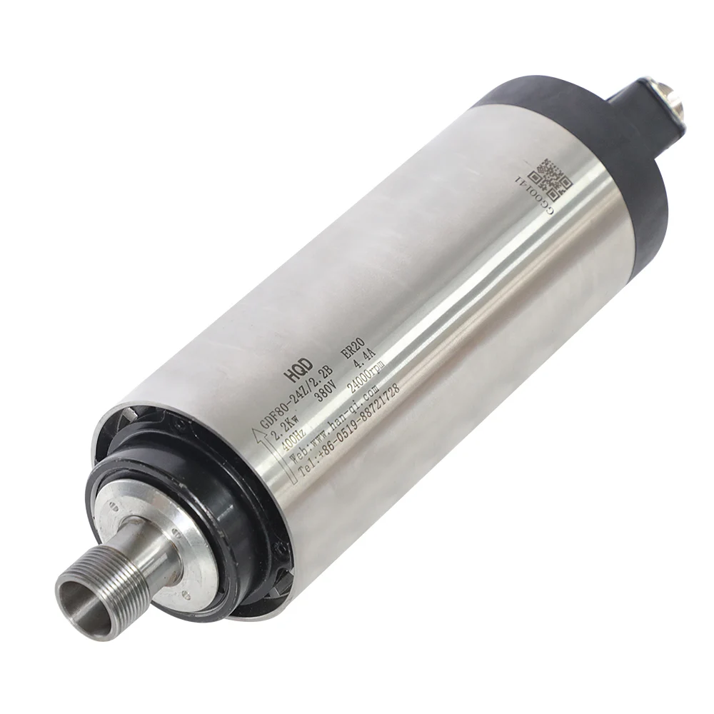

ER20 GDF80-24Z/2.2B 2.2KW 80mm 400HZ Mtc air Cooling Spindle Motor