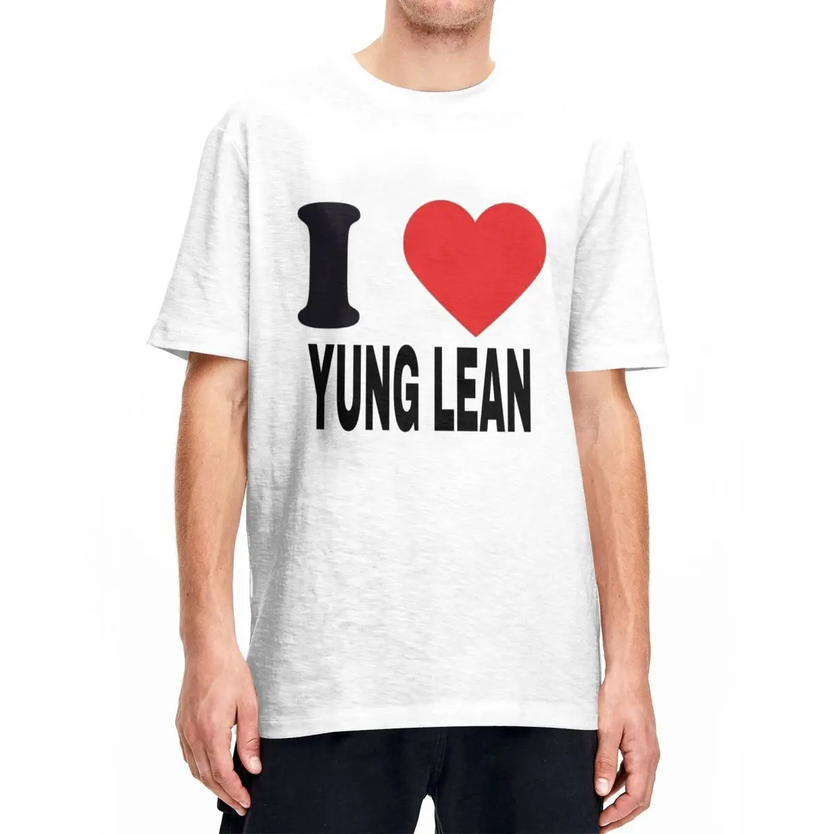 I Love Yung Lean T Shirt Swedish Rapper Leisure T-Shirts Short Sleeve Streetwear Tops Summer Cotton O-Neck Oversized Clothes