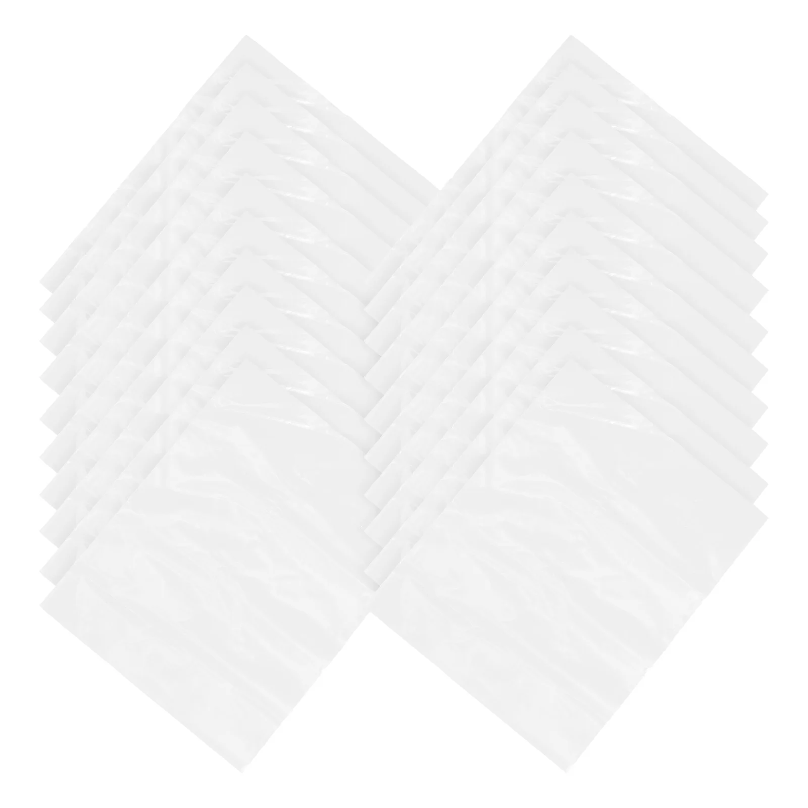 

50pcs Flower Bouquet Fresh Keeping Water Retainer Bags PE Clear Floral Packaging Lock Moisture Bug Proof Display Transport