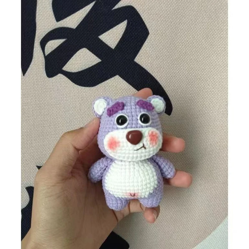 Crochet Kit Hand Knit Doll Bear DIY Knitting Amigurumis Doll Crocheting Craft kits With Full Set Material/Finished Creative Gift
