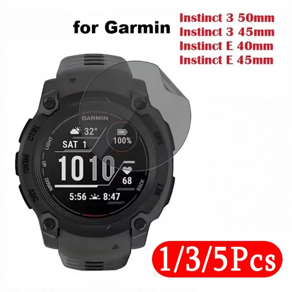 1/3/5Pcs Smart Watch Privacy Screen Protector For Garmin Epix Gen 2/Epix Pro Gen 2 Anti-spy Hydrogel Film For Instinct E/3