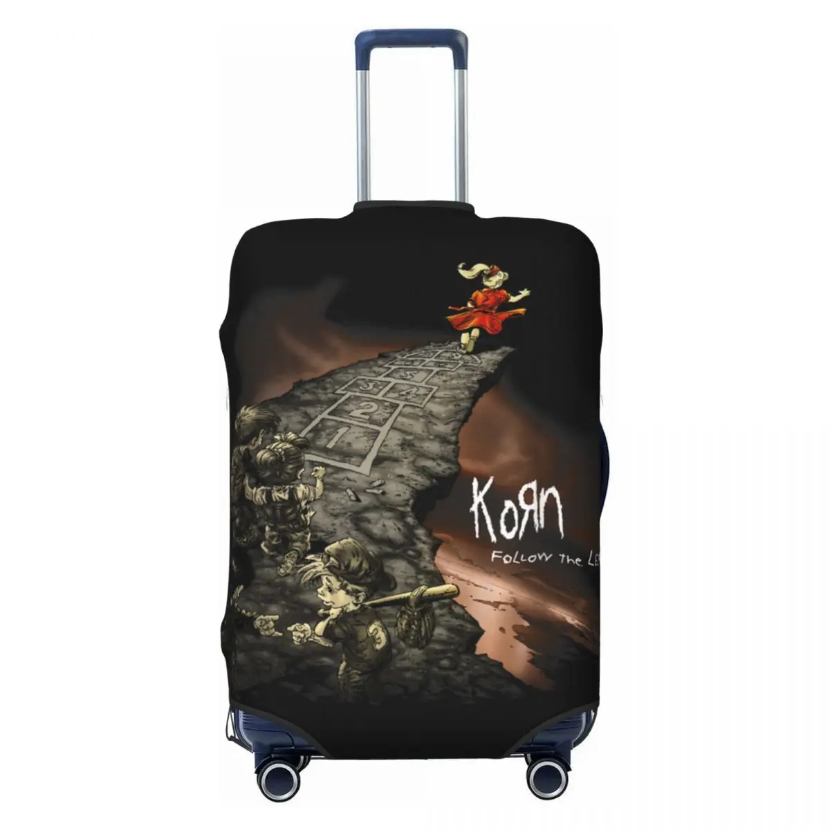 

Korn Follow Cliff Suitcase Cover Useful Business Protector Luggage Case Vacation