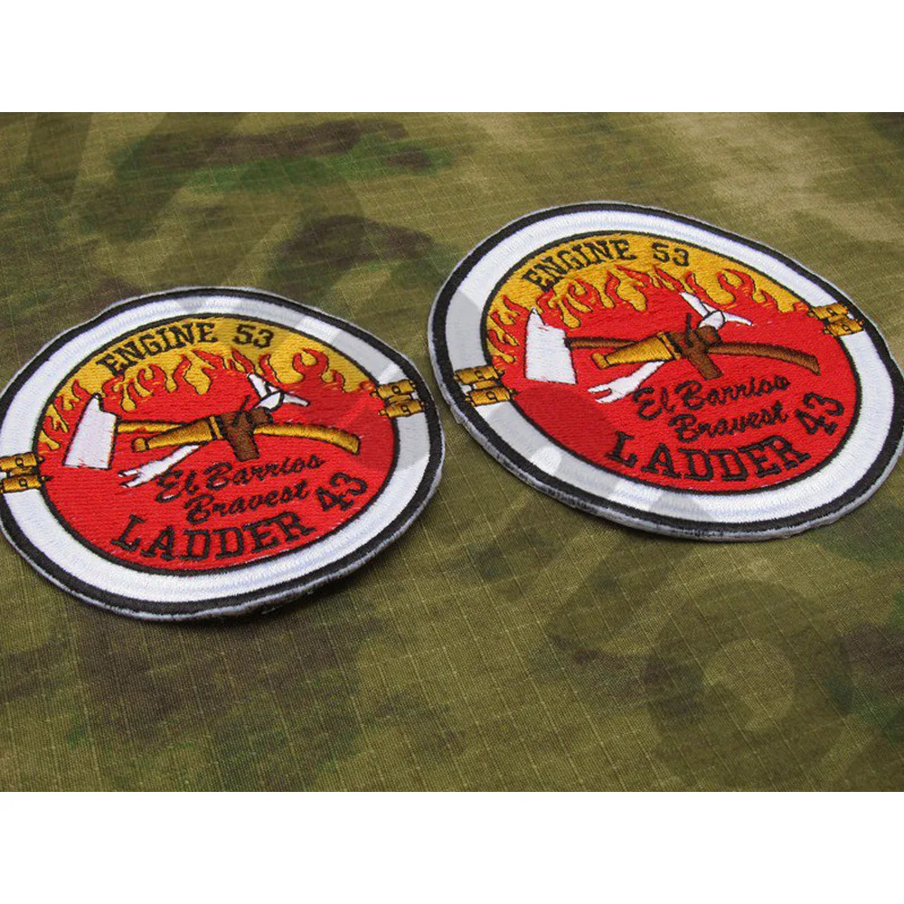 Embroidery Patch El Barriss Engine 53 Ladder 43 SEAL TEAM Operation Red Wings Lone Survivor