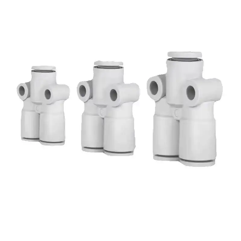 

10PC original Genuine Pneumatic Y-Type Tee Quick Connector With Variable And Equal Diameters Kq2u/04 06 08 10-06A 08A