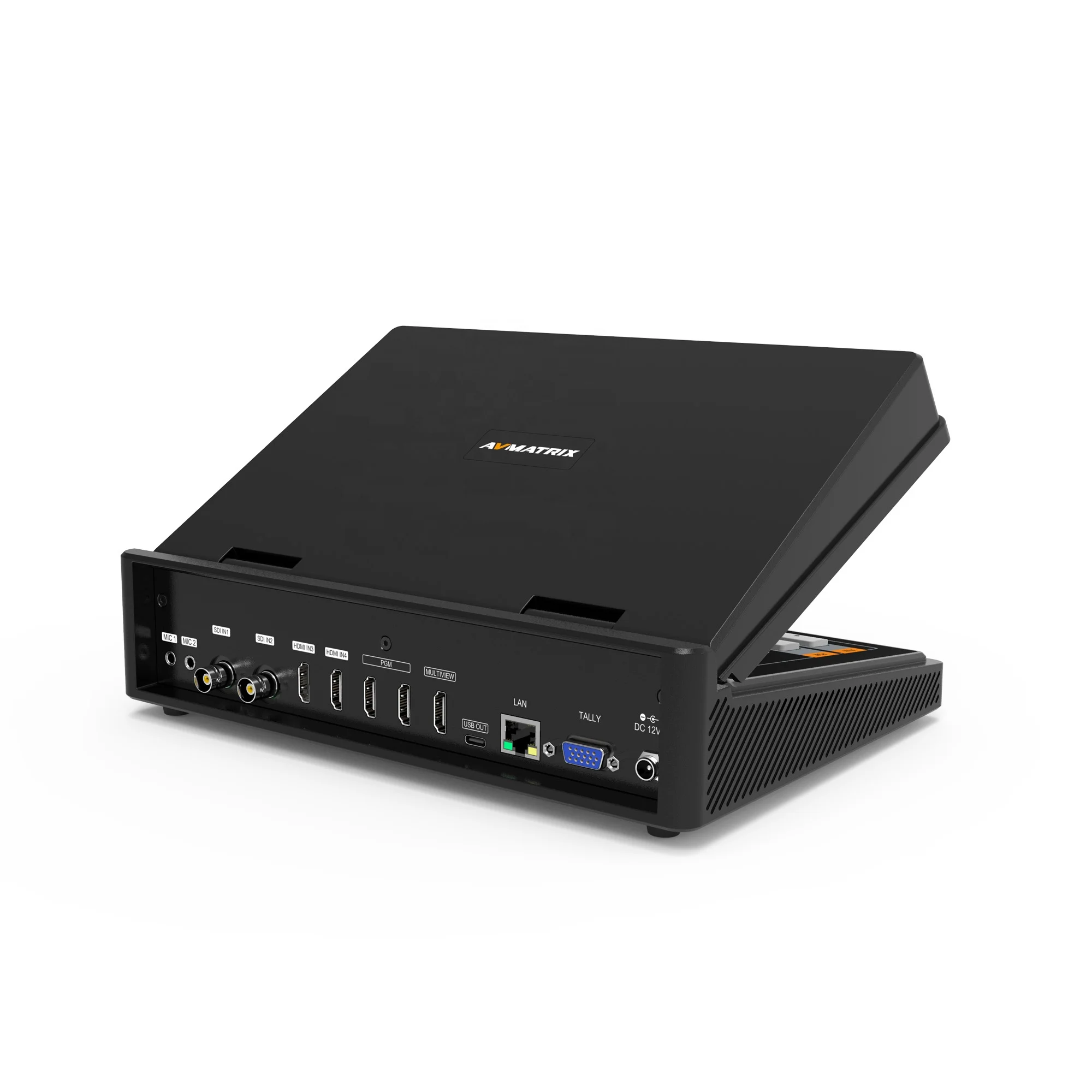 AVMATRIX 10 Inch Portable SDI for Video Switcher Mixer Luma/Chroma Key for Multi Camera PVS0403U Personal Vlog Live Streaming