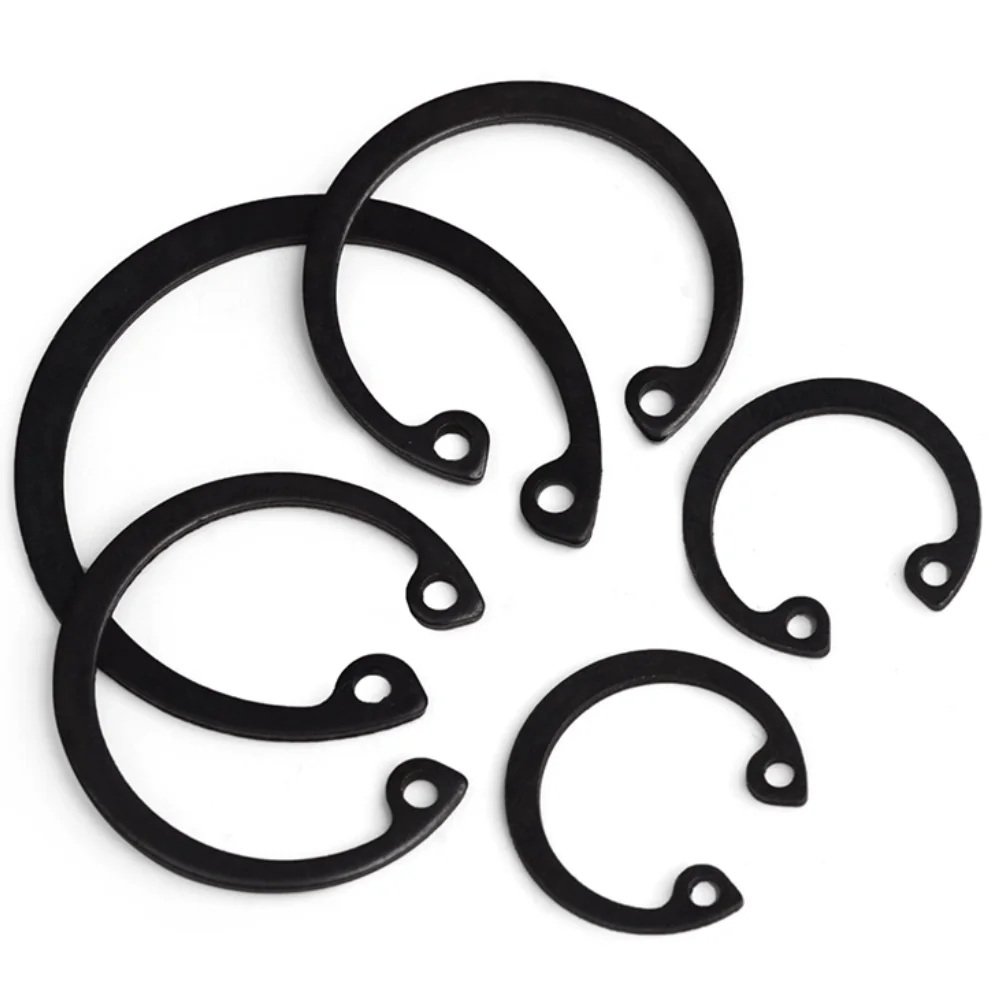 1 قطعة أو 5 قطعة الأسود ضياء 95-320 مللي متر 100/105/110/120/130/160/180/200/230/260/280/300 الخارجية الاحتفاظ بحلقة إحكام لتحمل رمح #2