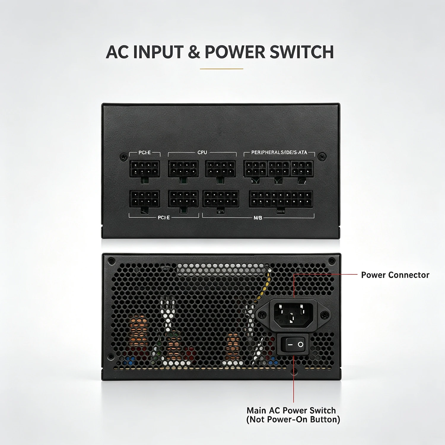 700W ATX Power Supply 80+ Gold - Pc Power Supply recension och pris