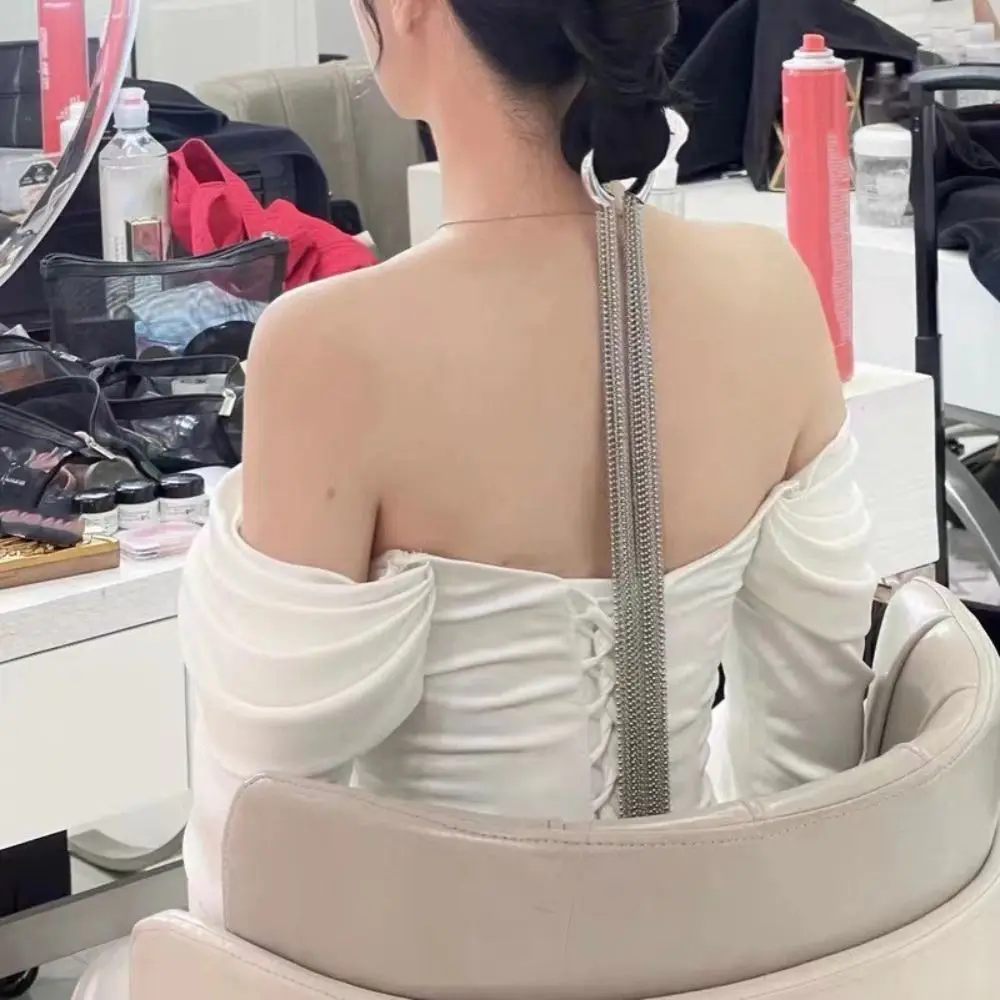 

Trend Bohemia Tassel Ponytail Woven Alloy Chain Hairpins Versatile DIY Hair Accessories Tassel Hair Accessories Women