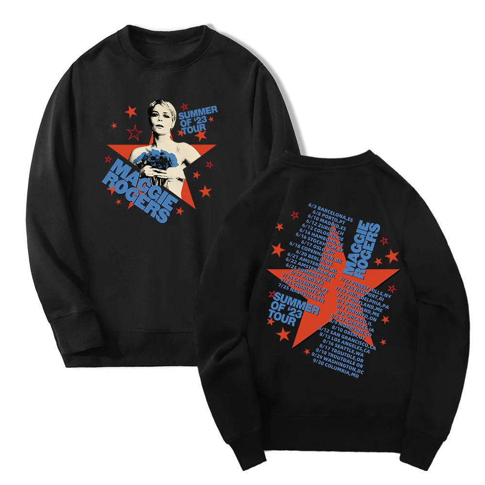 

Maggie Rogers Merch Summer of 23 Tour Sweatshirt Unisex Crewneck Long Sleeve Streetwear Women Men Hip Hop Clothes