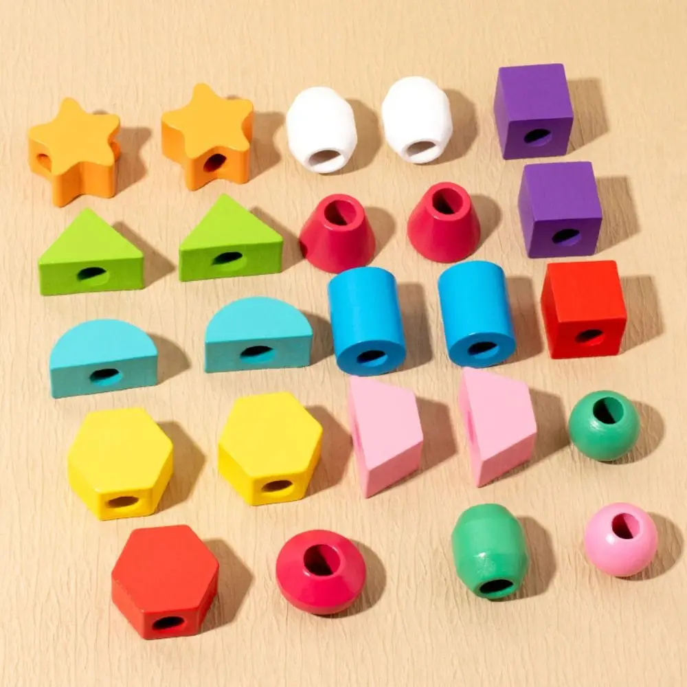 Jouets de Cognition en forme de couleur géométrique, blocs de piles interactifs Montessori, jeu de Puzzle, défis de réflexion logique