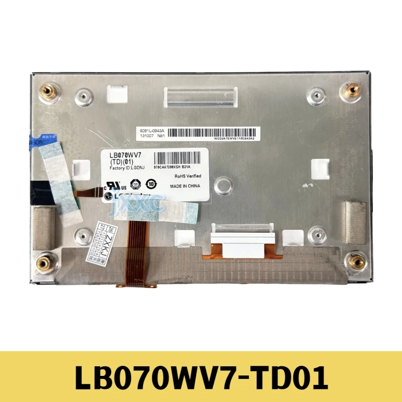 7inch LB070WV7 TD01 LB070WV7-TD01 for Hyundai Veloster Car GPS navigation radio LCD Screen with touch