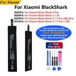Batterie de téléphone d'origine pour Xiaomi Black Shlavabo, BlackShlavabo 3, 5, 4, Pro 3S, 3pro, 4pro, 5pro, 5RS, BS10FA, BS05FA, BS06FA