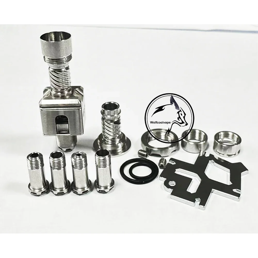 

Wolfcoolvape MISSION XV Astra Style RBA Bridge для Billet/Boro Mod 316SS 5 шт. Воздушный штифт 1,2, 2,0, 2,5, 3,0, 3,5 мм