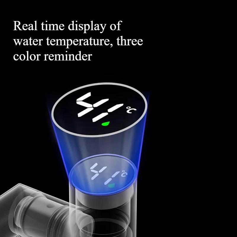 Universal Rotating Digital Display Robotic Arm Faucet for Bathroom Washbasin Multi-Functional Hot and Cold Water Control